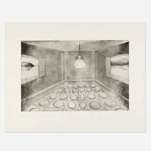 Richard Artschwager, Horizon, 1990, etching, aquatint, lift-ground etching, spit-bite etching and drypoint on Arches