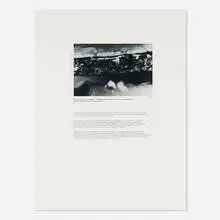 Glenn Ligon, Untitled (from the Exit Art Portfolio: In The Year Three), 2003, photogravure
