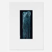 Pat Steir, Mysterious Waterfall (from the Exit Art Portfolio: Six x Four), 2004, aquatint in colors