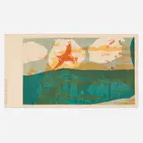 Corita Kent, bird flaming into the sun