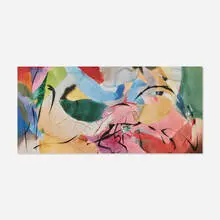 Peter Kitchell, Boomerang Arrows, 1989, offset lithograph in colors laid to paperboard