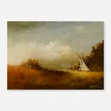 Jim Redhawk, Fall Songs, 2010, acrylic on board