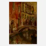 Zacaria del Bò, Untitled (Venice), oil on panel