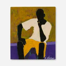 Steve Walker, Untitled, oil on Masonite