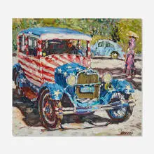 Marco Sassone, Pagent Ford, 1976, oil on canvas
