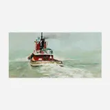 Peter Hayward, Untitled (Tug), oil on canvas