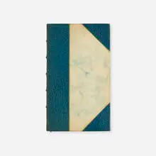 Washington Irving, Rip Van Winkle, 1905, 3/4 leather-bound book with gilding, Imperial Japan vellum