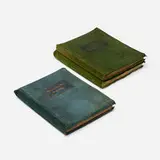Collection of three books by Roycroft, full suede-bound with gilding, sold Aug 2023