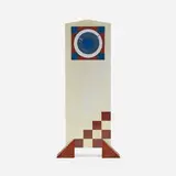 George Nelson & Associates, Tower 3 table clock, model 622-409 from the Tempo '21 series