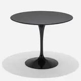 Eero Saarinen, Tulip dining table, model 172, lacquered composite wood, enameled aluminum
