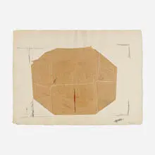 Joseph Amar, Polygon, 1978, collage, mixed media on paper