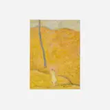 Gershon Benjamin, Autumn #3, 1941, oil pastel in colors on artist board