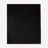 Adja Yunkers, Bal Des Pendus III, 1977, acrylic and collage on canvas in artist-made frame