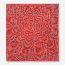 Jeffrey Simmons, Rose of Lima, 1998, oil and alkyd on wood
