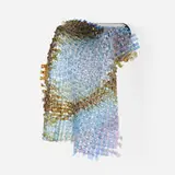 Andrew Brott, Untitled (Glass Weaving), 1998, woven and slumped glass