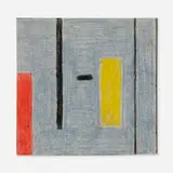 Burgoyne Diller, Geometric Composition, colored pencil on paper