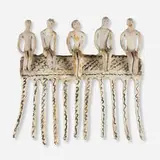 Margaret Ponce Israel, Figures in Showcase #21, 1972, painted earthenware