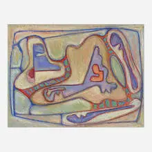 Dwinell Grant, Inner Space, 1957, pastel on paper