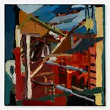 Clintel Steed, Sugar Building Version 4, 2005, oil on canvas