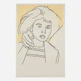Nancy Dwyer, Guidance, 1979, ink and oil on board