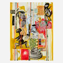 Cisco Jiménez, Ritual De Lo Habitual, 1997-2000, mixed media collage on paper