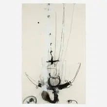 Suzanne McClelland, Just Pretend #1, 1994, charcoal, gesso and acrylic on Arches