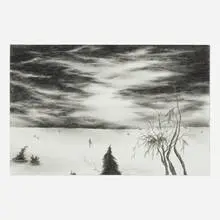 Robyn O'Neil, Chasing, 2005, graphite on paper