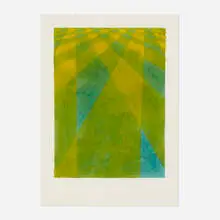 Peter Schuyff, Untitled, 1986, watercolor on paper