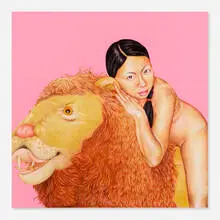 Su-en Wong, Blushing Bride, 2006, colored pencil, acrylic on panel