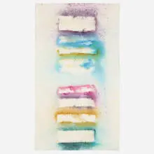 Sam Falls, Untitled (Topanga 1), 2011, dyed terrycloth