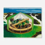 Yutaka Sone, Double River Tent, 2002, oil on canvas