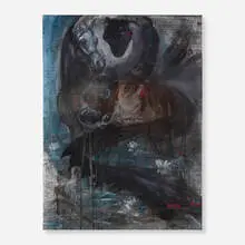 Dirk Bell, O.T. (Untitled), 2001, mixed media on canvas