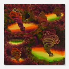Christian Ward, Shimmering Rocks, 2003, oil on canvas