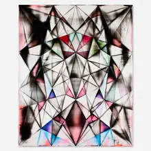 Shannon Finley, Rhombus (Cat), 2013, oil on canvas