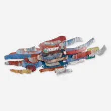 Robert Goodnough, Assemblage, 1987, paint on metal