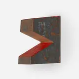 Richard Nonas, Untitled, 1990, painted steel