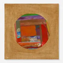 Robert Natkin, Untitled, 1961, oil on canvas laid to board