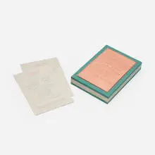 Michael Graves, The Great Gatsby, 1984, bound printed paper, ink on French mould-made Rives, terracotta