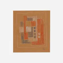 Karel Maes, Untitled, 1922, colored pencil on paper