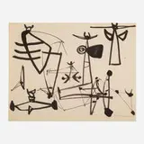 Emerson Woelffer, Untitled, 1949, ink on paper