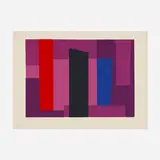 Josef Zenk, Night Places, screenprint in colors