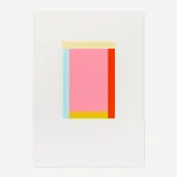 Imi Knoebel, Untitled (from the Grace Kelly II portfolio), 1991, screenprint in colors on Schoellerhammer