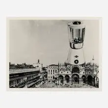 Wolf Vostell, San Marco Venezia, 1969, screenprint in colors