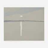 Alex Katz, Sunset: Lake Wesserunset 2, 1972, screenprint in colors on Arches