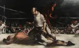 Andrea de Zerega, Fight Night in the Arena, Oil on canvas