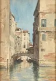 Italian School, Venice, Watercolor