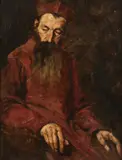 Hungarian School, Seated Cardinal, SEATED CARDINAL, oil on board.