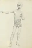 Allyn Cox, Standing Man in Turban