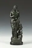 French School, Untitled, VENUS AND CUPID, bronze - Height: 14 in