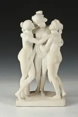 Ferdinando Vichi, The Three Graces, Marble - Height: 18 in
